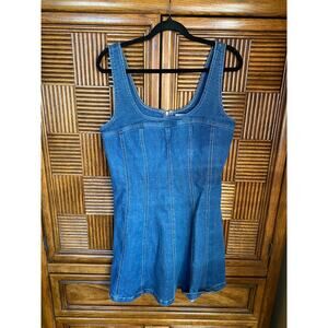 XL Denim mini dress NWOT